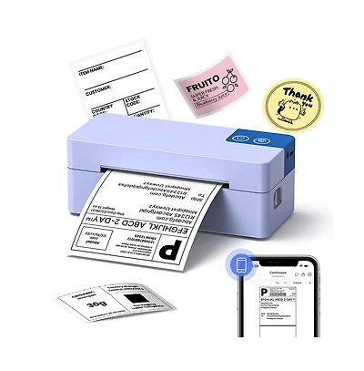 Swifint Thermal Shipping Label Printer, 4x6 Bluetooth Label Printer for Small Business, Wireless Label Maker, Works with iOS, Android, Pc