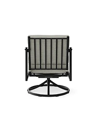 Agio Wellington 3-Piece Outdoor Swivel Rockers and Side Table Set