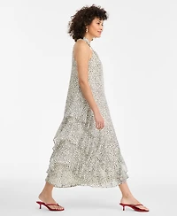 I.n.c. International Concepts Women's Printed Halter Maxi Dress, Macy's Exclusive