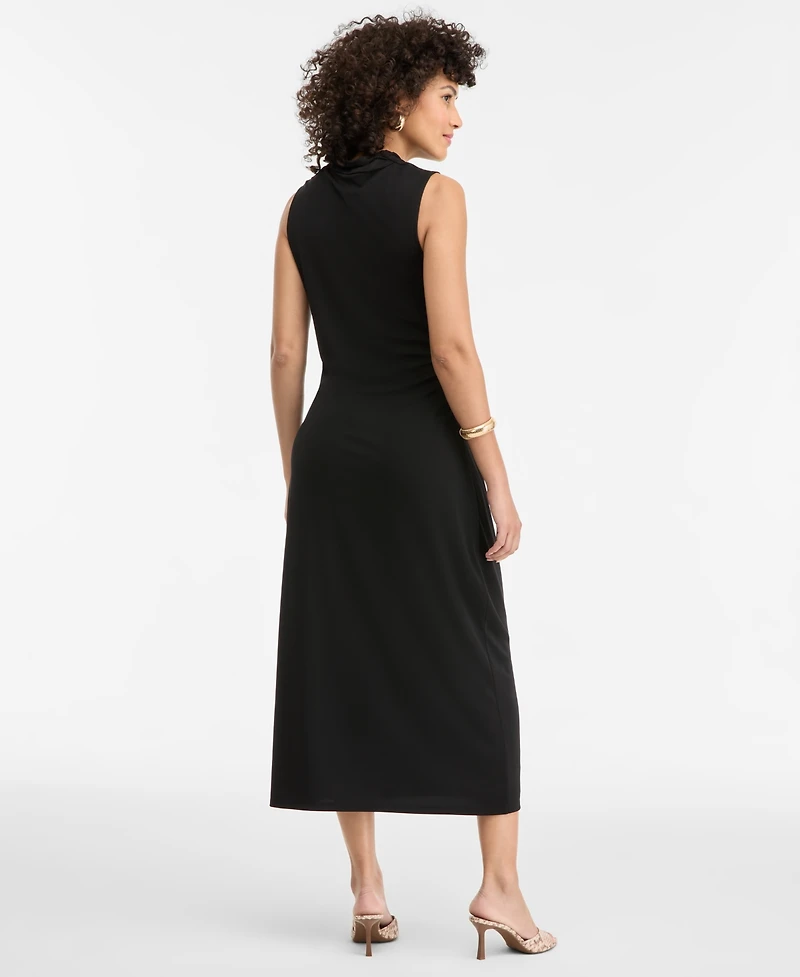 I.n.c. International Concepts Women's Cowlneck Sleeveless Dress, Macy's Exclusive
