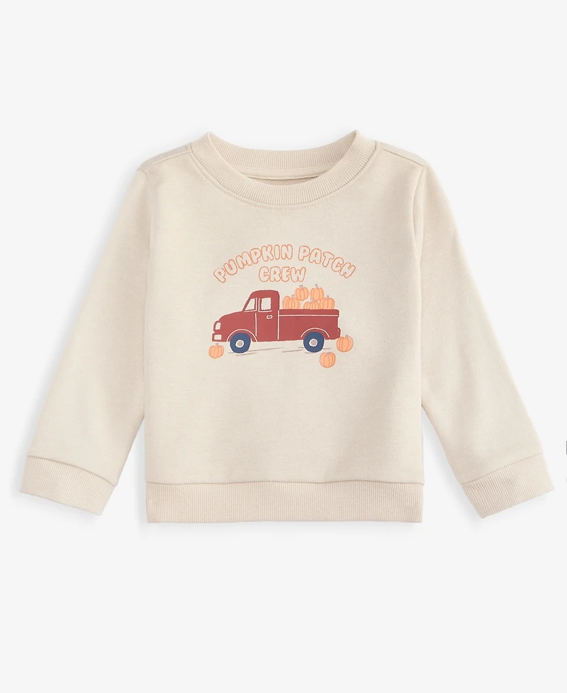 First Impressions Baby Boys' Mix & Match Pumpkin Patch Crewneck Sweatshirt, Macy's Exclusive