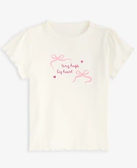 First Impressions Baby Girls' Mix & Match Short-Sleeve Bows Ribbed T-Shirt, Macy's Exclusive