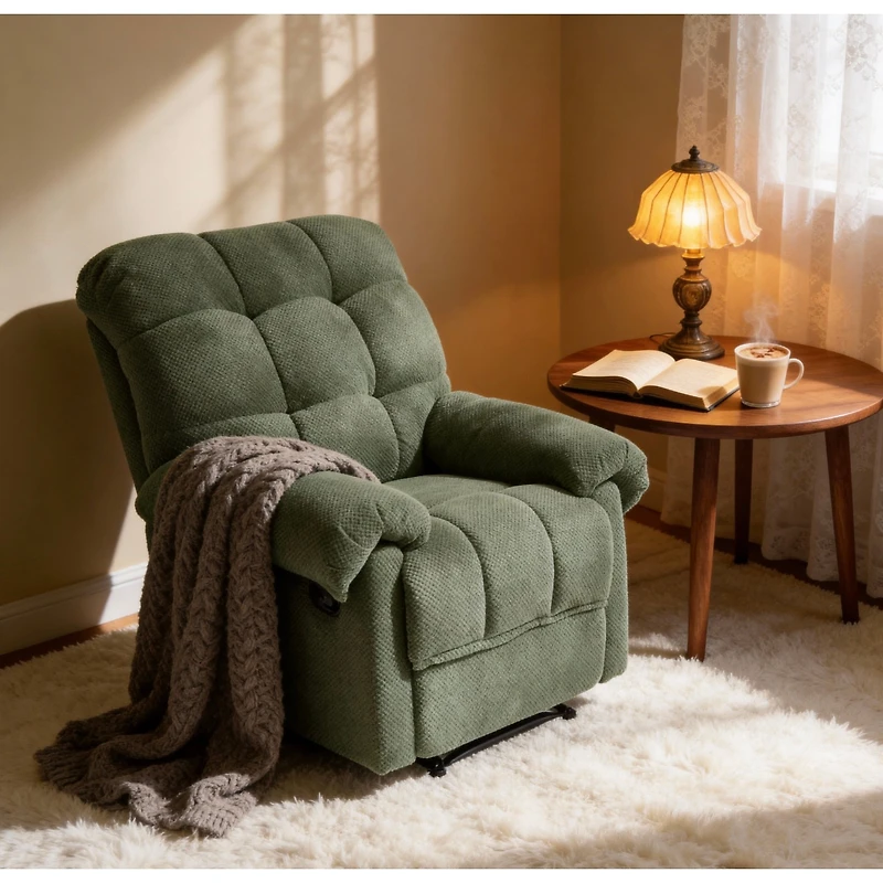 Streamdale Furniture Overstuffed Manual Recliner Chair