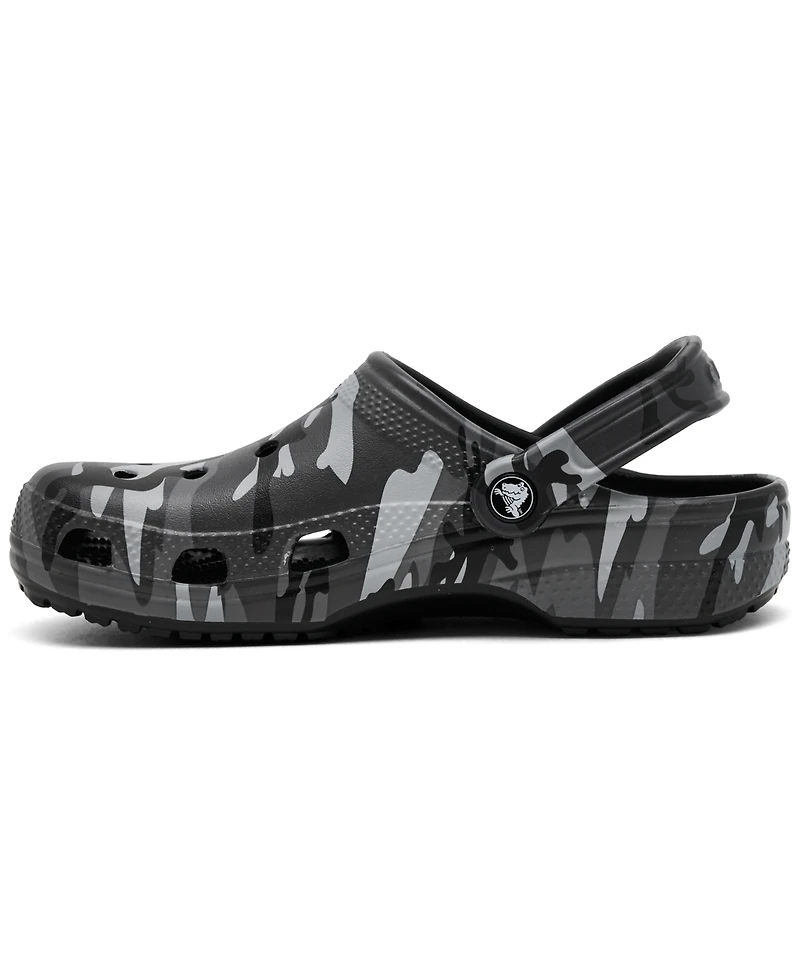 Crocs Big Kids' Camo Classic Clogs from Finish Line