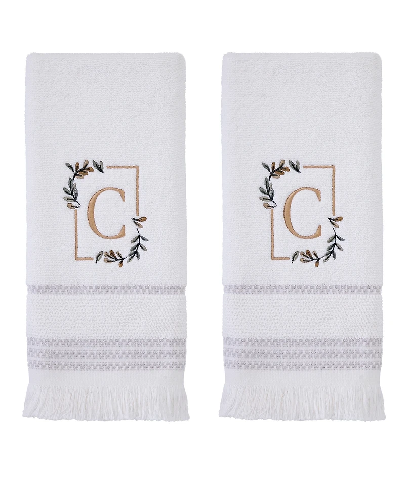 Skl Home Everyday Monogram 2-Pc. Hand Towel Set