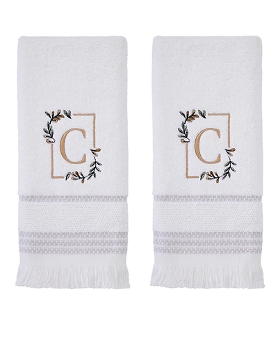 Skl Home Everyday Monogram 2-Pc. Hand Towel Set