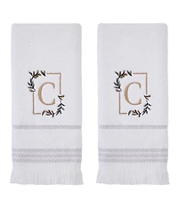 Skl Home Everyday Monogram 2-Pc. Hand Towel Set
