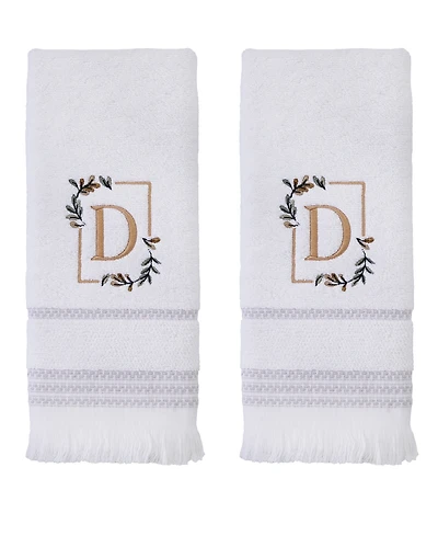 Skl Home Everyday Monogram 2-Pc. Hand Towel Set