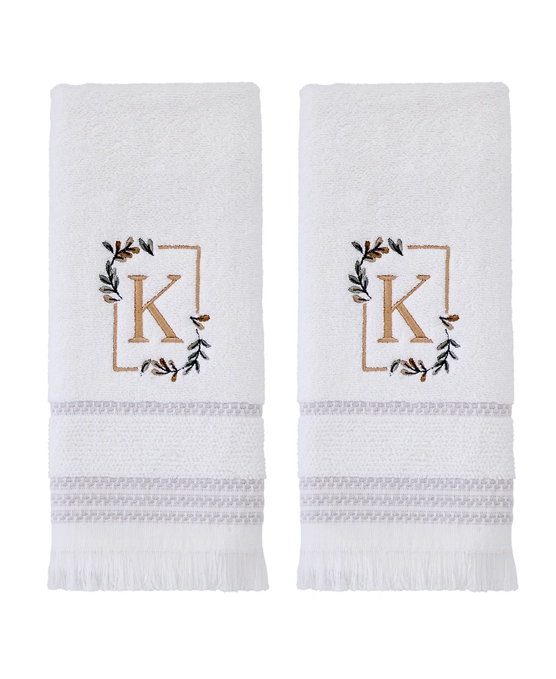 Skl Home Everyday Monogram 2-Pc. Hand Towel Set