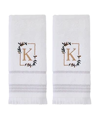 Skl Home Everyday Monogram 2-Pc. Hand Towel Set