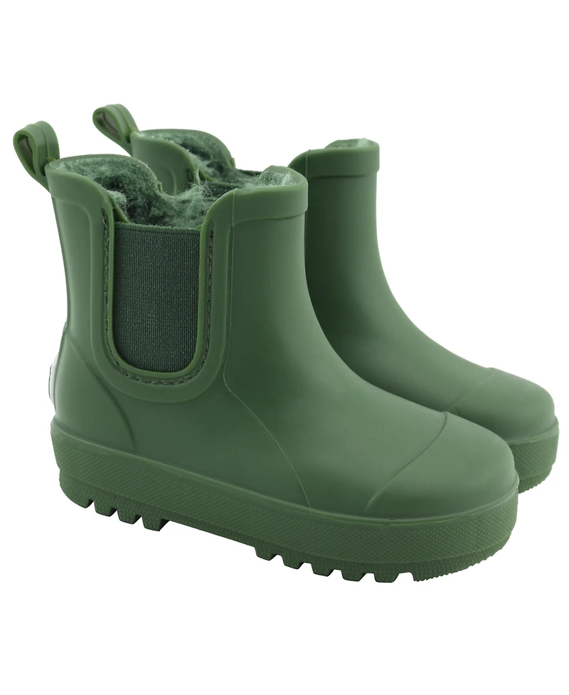 Bearpaw Toddler Faux Fur Lined Chelsea Waterproof Rain Boots