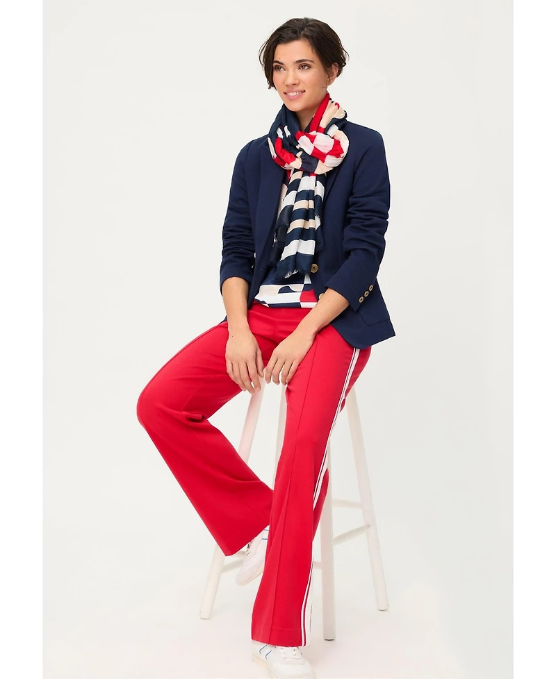 Olsen Women's Abstract Camo & Stripe Scarf