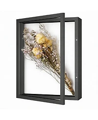 Yigii Magnetic Door Shadow Box - Modern Design for Photos and Keepsakes