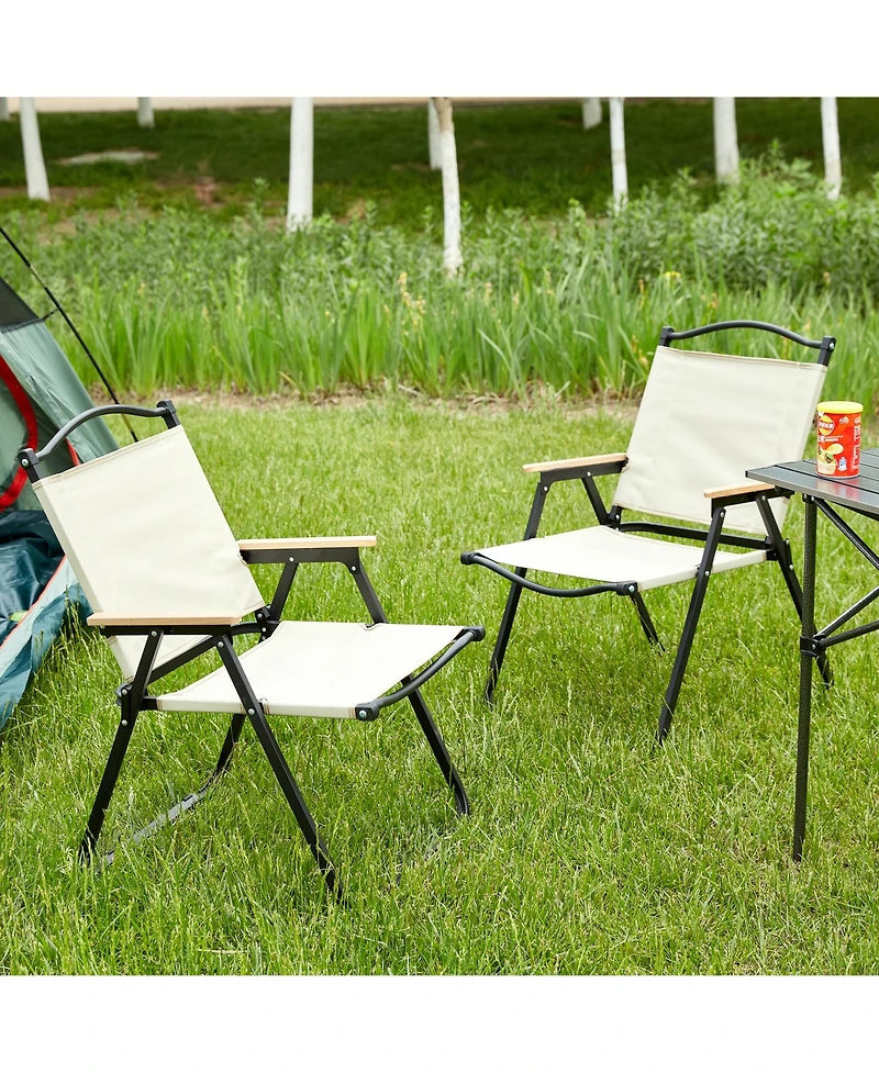 Clihome 2-piece Folding Outdoor Chair