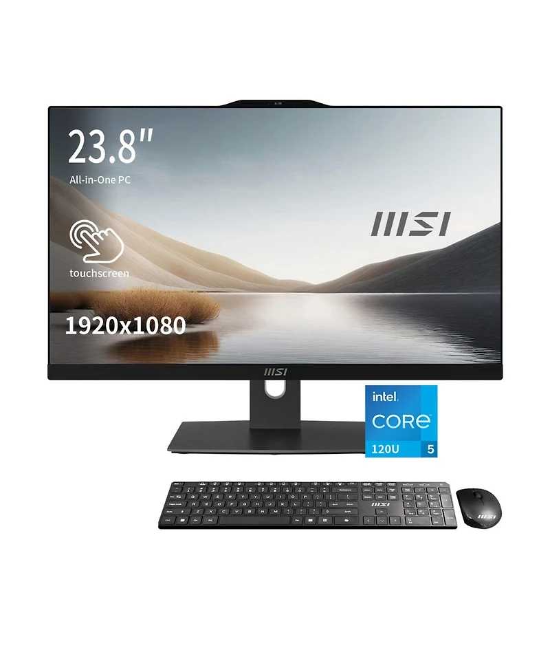 Msi Modern AM242TP 23.8" All-in-One Intel Core 5 16GB Ram Intel Graphics 1TB Ssd Storage Windows 11 Home 60Hz