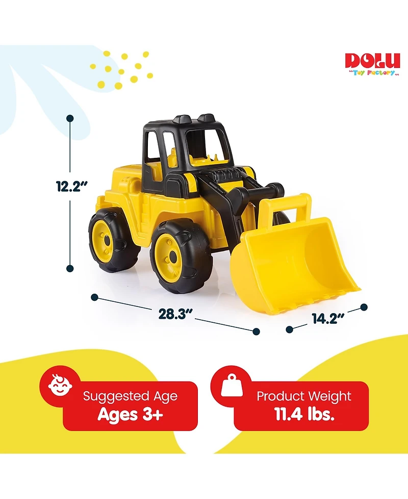 Dolu Excavator Super Loader Construction Toy Truck Vehicle, Kids Ages 3+
