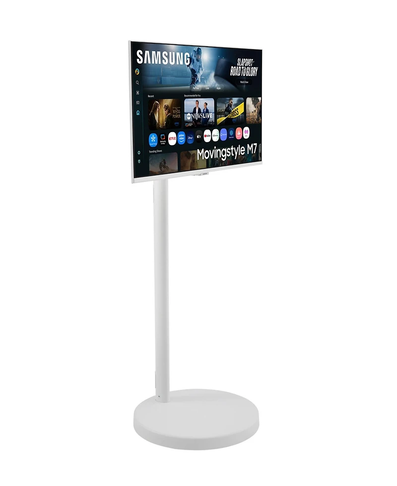 Samsung - The Movingstyle Essential - 32" 4K Uhd Smart Monitor with Adjustable Rolling Stand | F-LS32FM70-msr