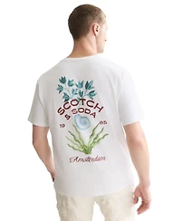 Scotch & Soda Men's Center Front Artwork Short-Sleeve T-Shirt