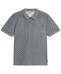 Scotch & Soda Men's Geo Print Short-Sleeve Polo Shirt