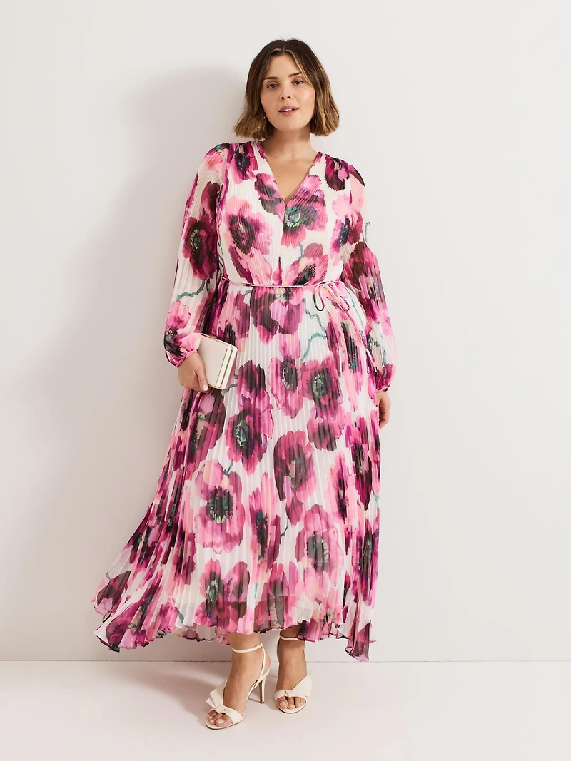 Phase Eight Women's Natalia Floral Pleated Maxi Dress