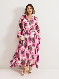 Phase Eight Women's Natalia Floral Pleated Maxi Dress