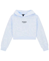 Guess Girls' 7-16 Printed Long-Sleeve Hoodie