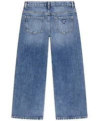 Guess Girls' 7-16 Oversize Rhinestone Denim Jeans