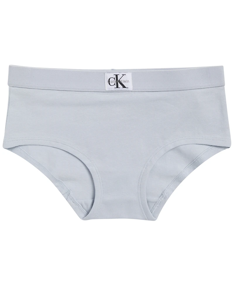 Calvin Klein Girls' 6-16 Monologo Hipster Briefs, 3-Pack