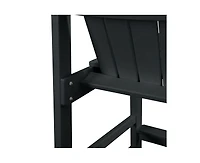 sumyeg All Weather Hdpe Bar Height Adirondack Chair with Armrests and Cup Holder