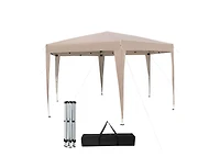Boyel Living 13 x 11.5 Feet Hexagonal Pop-Up Height Adjustable Canopy Tent with Dressed Legs.