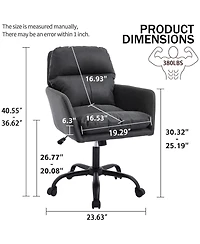 Rainsken Pu Leather Office Desk Chair