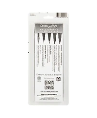 Pentel Arts Calligraphy Starter Kit, 5-pk