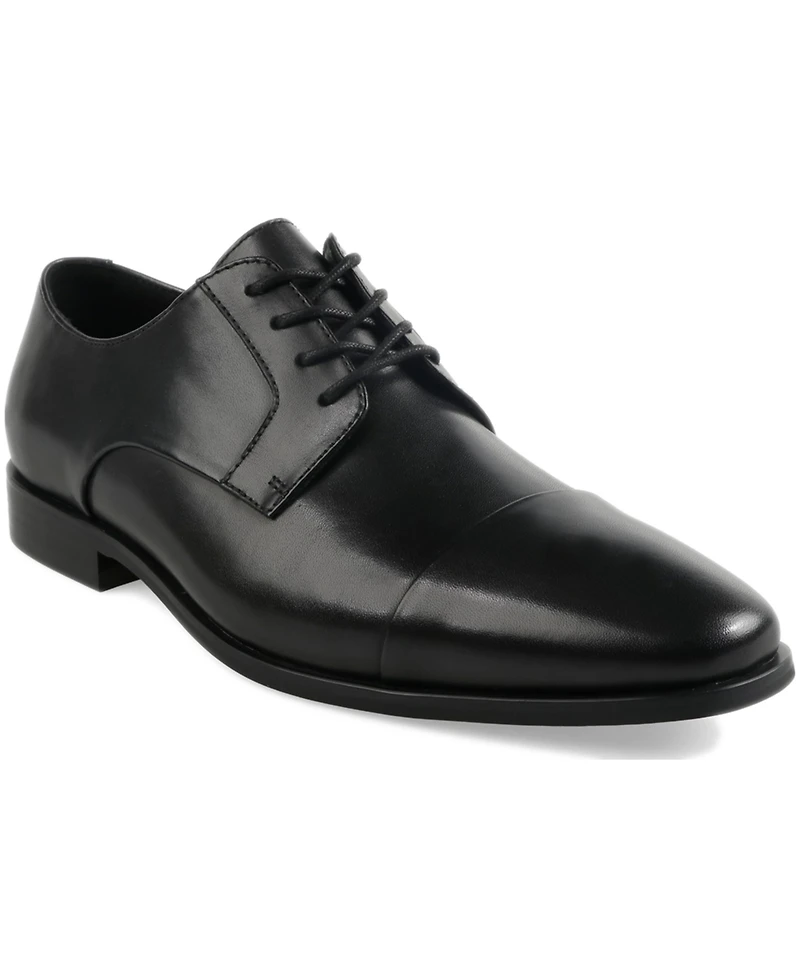 Alfani Men's Jovann Genuine Leather Lace Up Dress Shoes, Macy's Exclusive