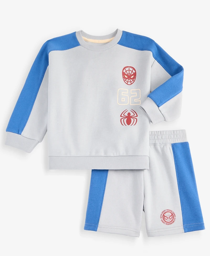 Epic Threads Toddler Boys' (12M-5T) Spider-Man Slinger Shirt & Shorts Set, Macy's Exclusive