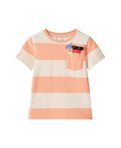 Andy and Evan Toddler Boys Smiley Pop Art Graphic Tee