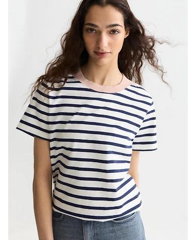 Scotch & Soda Women's Breton Regular Fit Tops and Tees