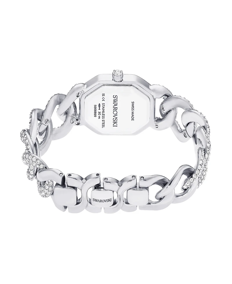 Swarovski Dextera Chain Swiss Crystal Bracelet Watch 44 x 20mm
