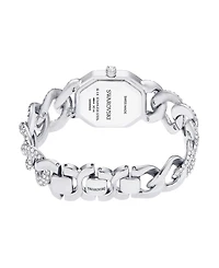 Swarovski Dextera Chain Swiss Crystal Bracelet Watch 44 x 20mm