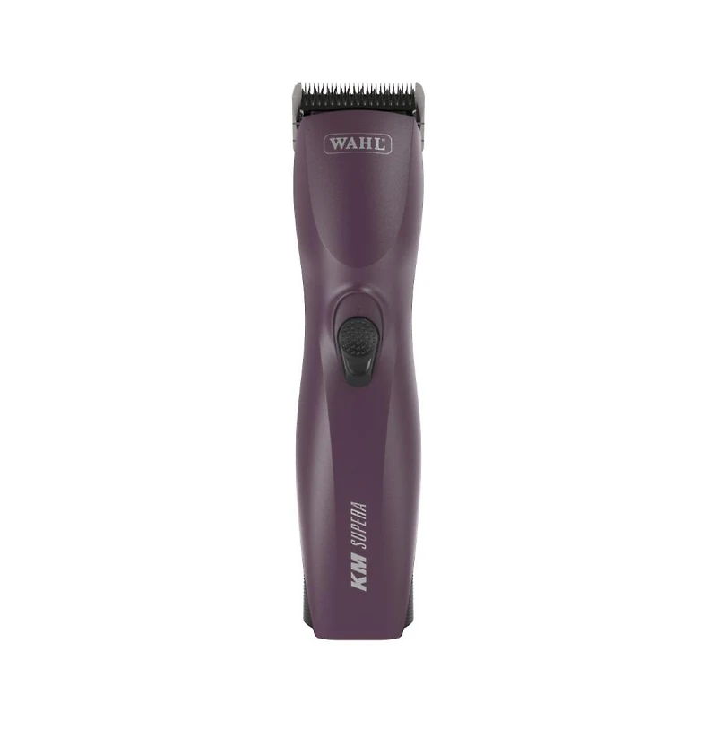 Wahl Pro Animal Km Supera Cordless Pet Clipper for cats & dogs, battery-powered grooming clipper with Lockguard technology.