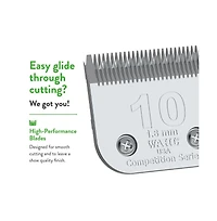 Wahl Professional Animal 10 Medium Competition Series Detachable Blade with 1/16-Inch Cut Length (2358-100)