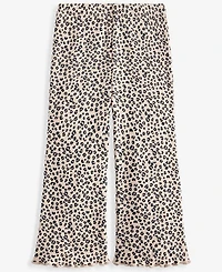 First Impressions Baby Girls' 3M-24M Mix & Match Leopard-Print Ribbed Flare Leggings, Macy's Exclusive