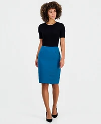 Kasper Women's Crepe Pencil Skirt