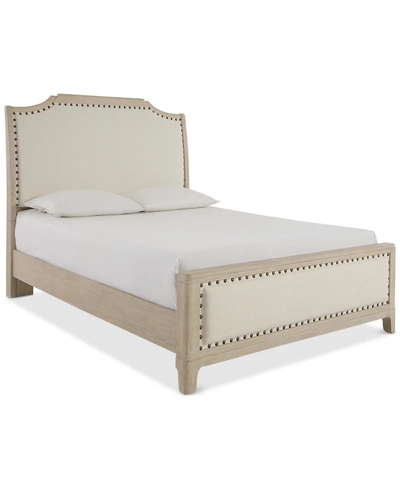 Sadie Sleigh King Wood Headboard, Macy's Exclusive