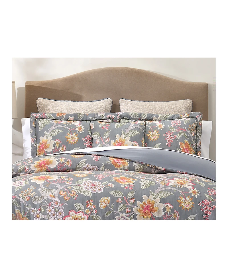 Rose Tree Mia Woven Cheetah Sham, European