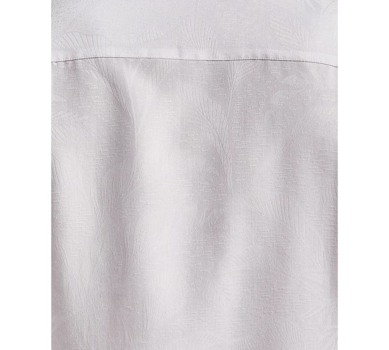 Cubavera Men's Palm Print Short-Sleeve Button-Down Shirt