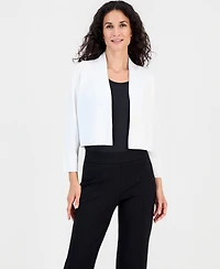 Kasper Women's Cropped Kissing Front Shrug