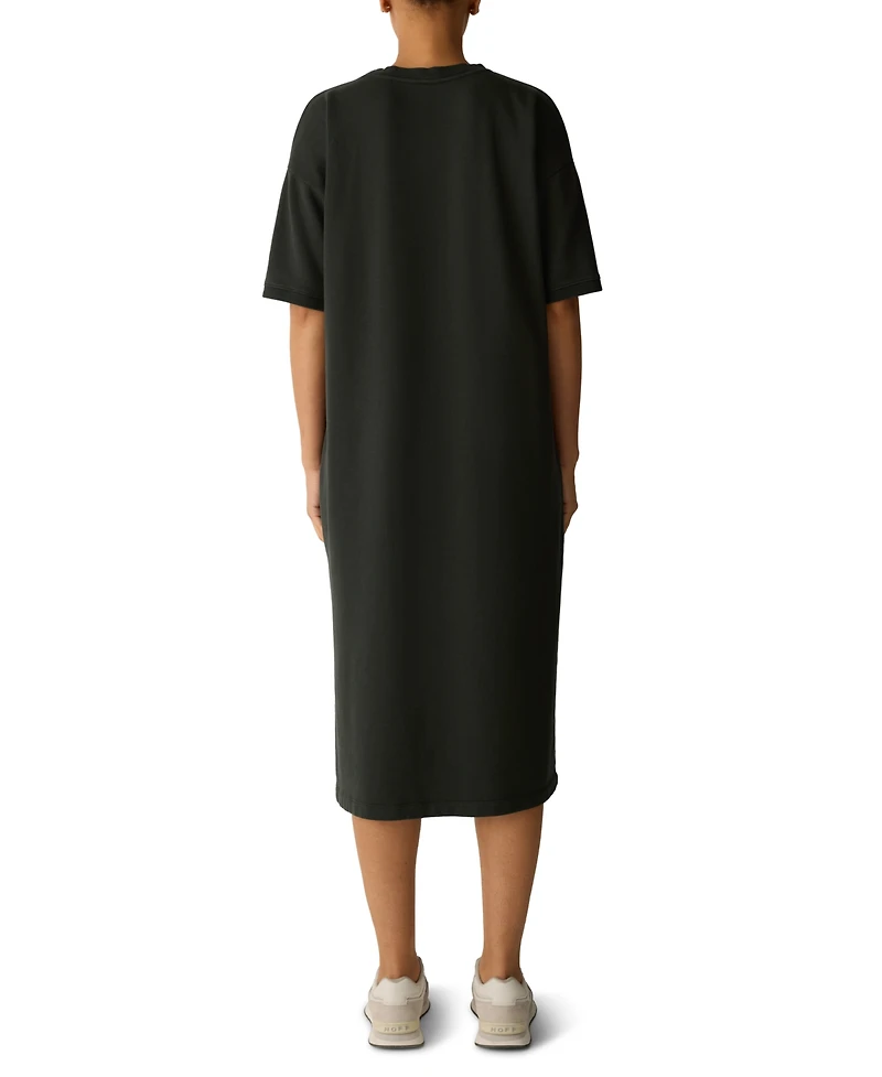 Eileen Fisher Women's Side Slit Crewneck Dress