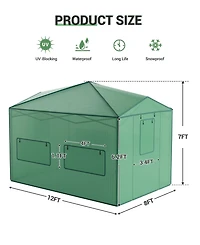 gaomon Pop-Up Greenhouse with Durable Pe Cover, Grow Tent for All Seasons Indoor Outdoor Plants