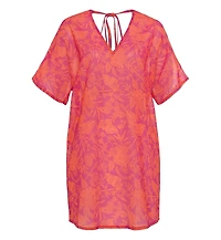 Lascana Women's Tropical Cover up Beach Dress