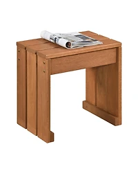 Costway Outdoor Garden Bench, 2-Person Patio Backless Bench with 440 Lbs Weight Capacity